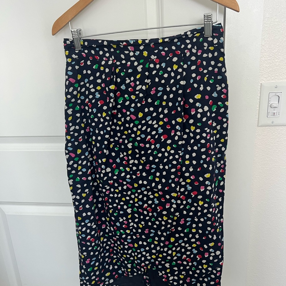 J. Crew Ratti Happy Cat Tulip Midi Skirt